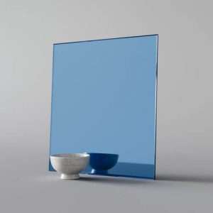 blue tinted mirror
