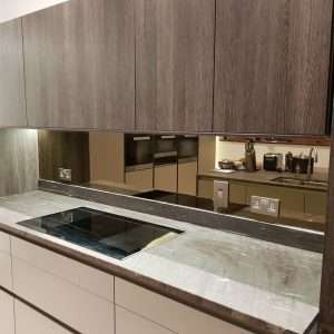 Bronze Mirror Splashback