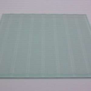 Frosted Reeded Glass 12mm