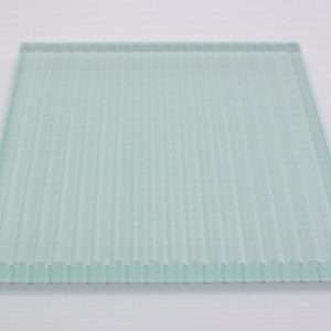 Frosted Reeded Glass 5mm
