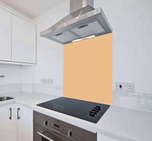 gold paint glass splashbacks