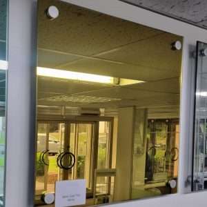 gold tinted mirror