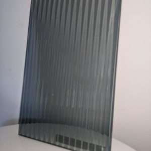 Grey Reeded Glass - Image Only