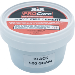 Black Heat Proof Fire Cement