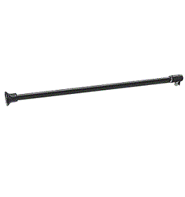 matt black support bar