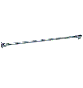 polished chrome support bar