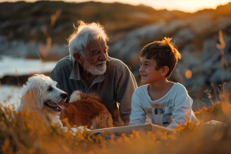 Pets the Best Companions for Kids and Seniors